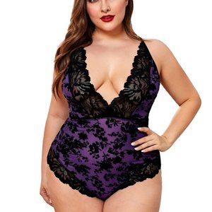 Promise Purple Lace Teddy